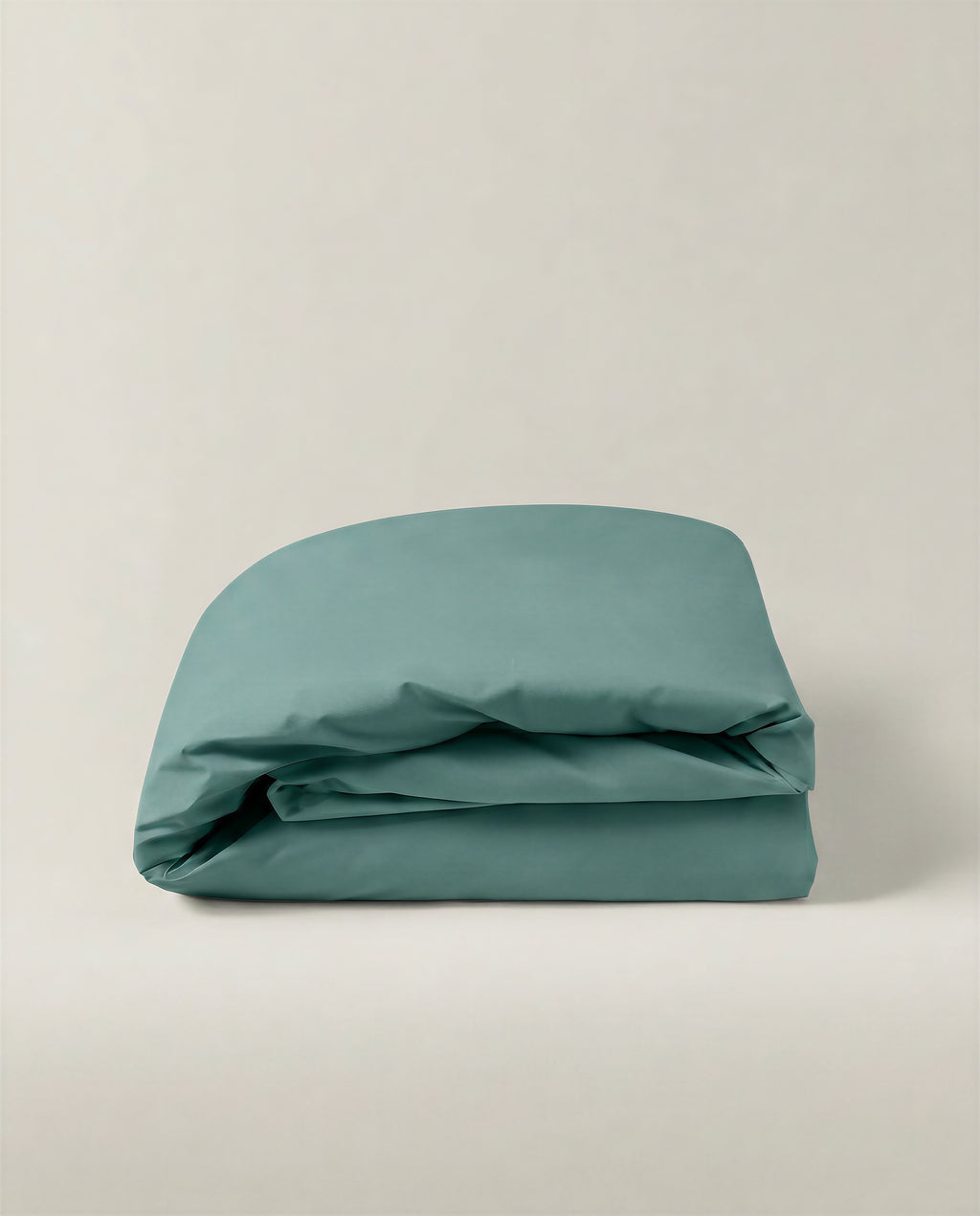 Parure de lit en percale de coton - Vert Eucalyptus